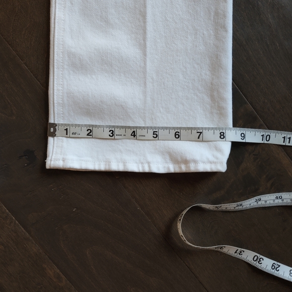 SPRWMN Billie Crop Flare Jeans White New With Defects - Picture 16 of 16